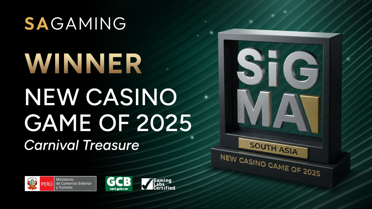 Novo Jogo de Casino de 2025 nos SiGMA South Asia Awards