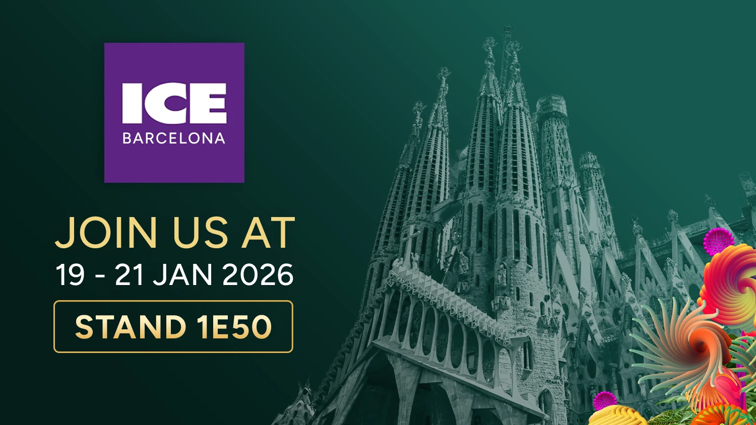 Junte-se a nós na ICE Barcelona 2026